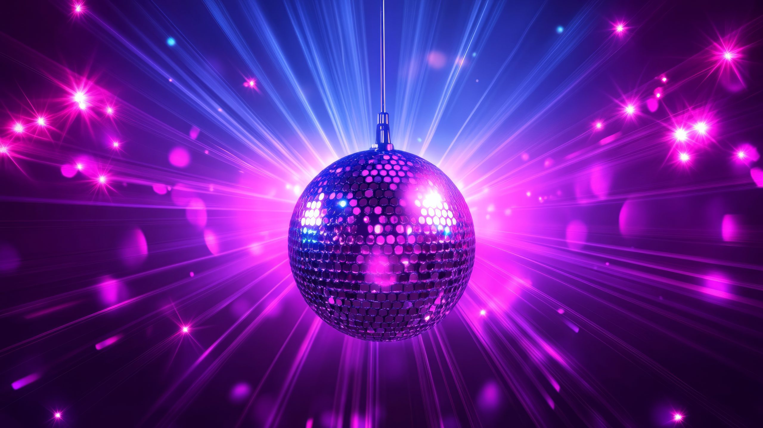 Boule à facettes rotative